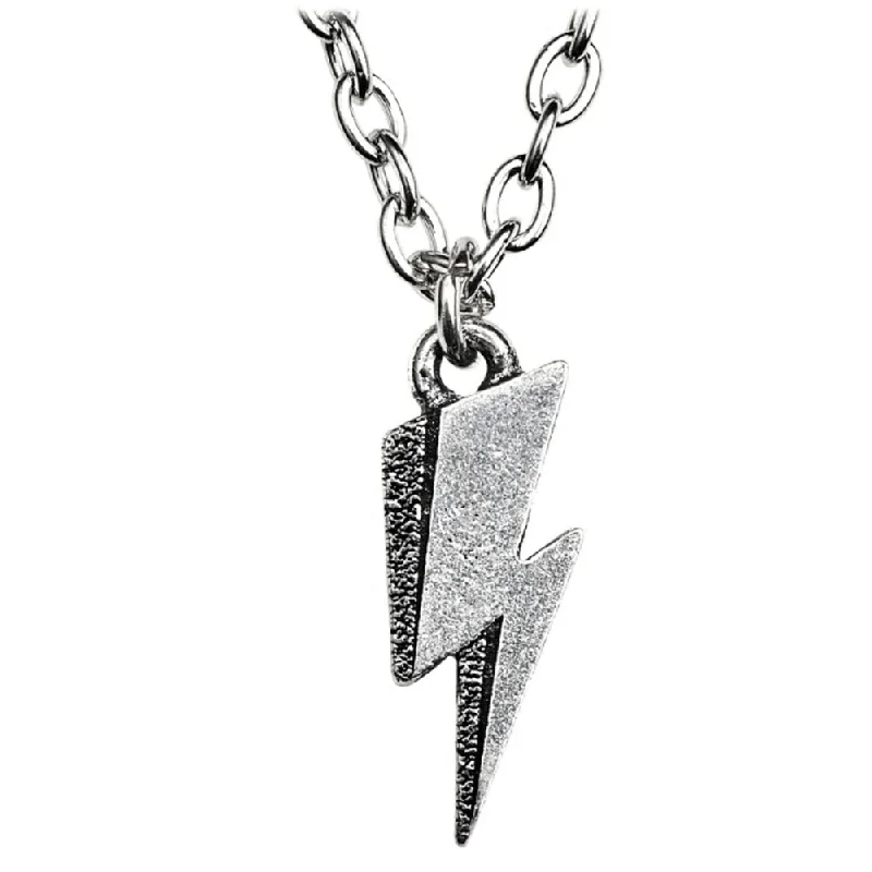 women star pendant necklaces -David Bowie: Lightning Flash Pendant Necklace by Alchemy Gothic