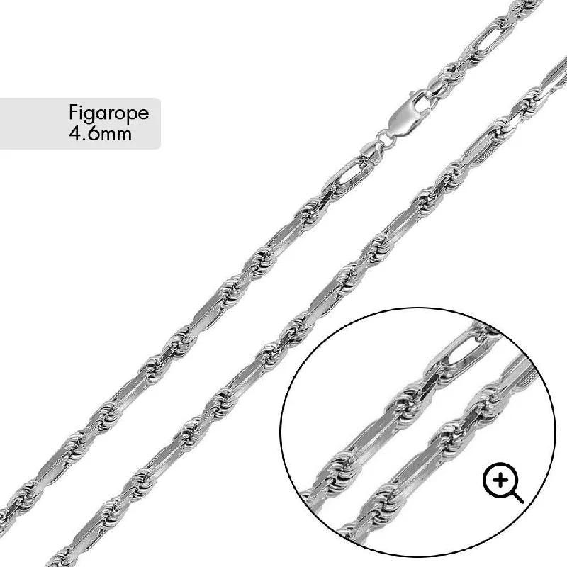 women engraved bangle sets -Figarope Milano Chain or Bracelet 4.6mm - CH533