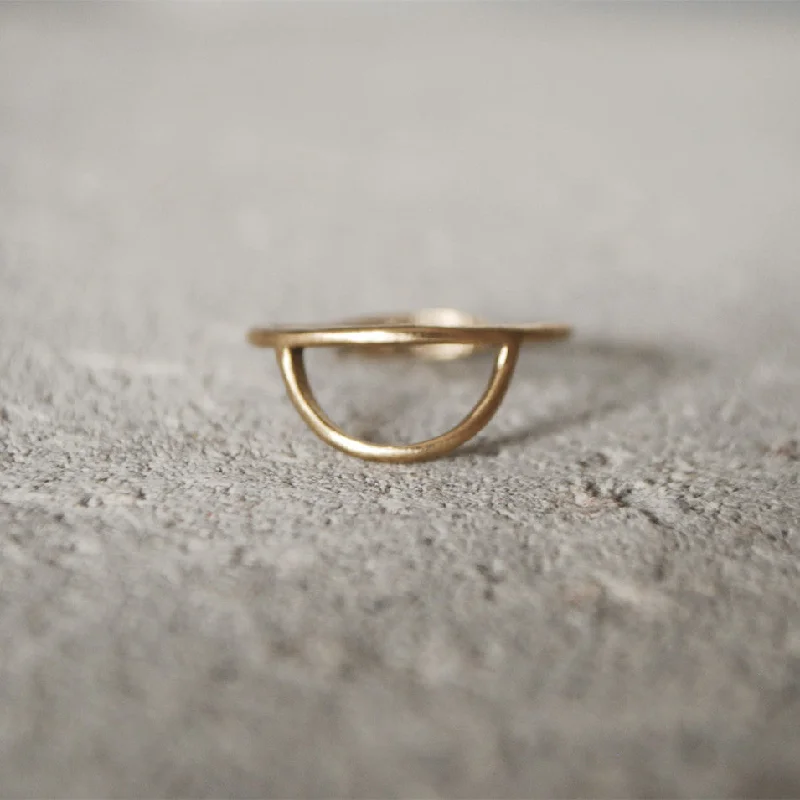 women modern rings -Tyyneys Ring Bronze