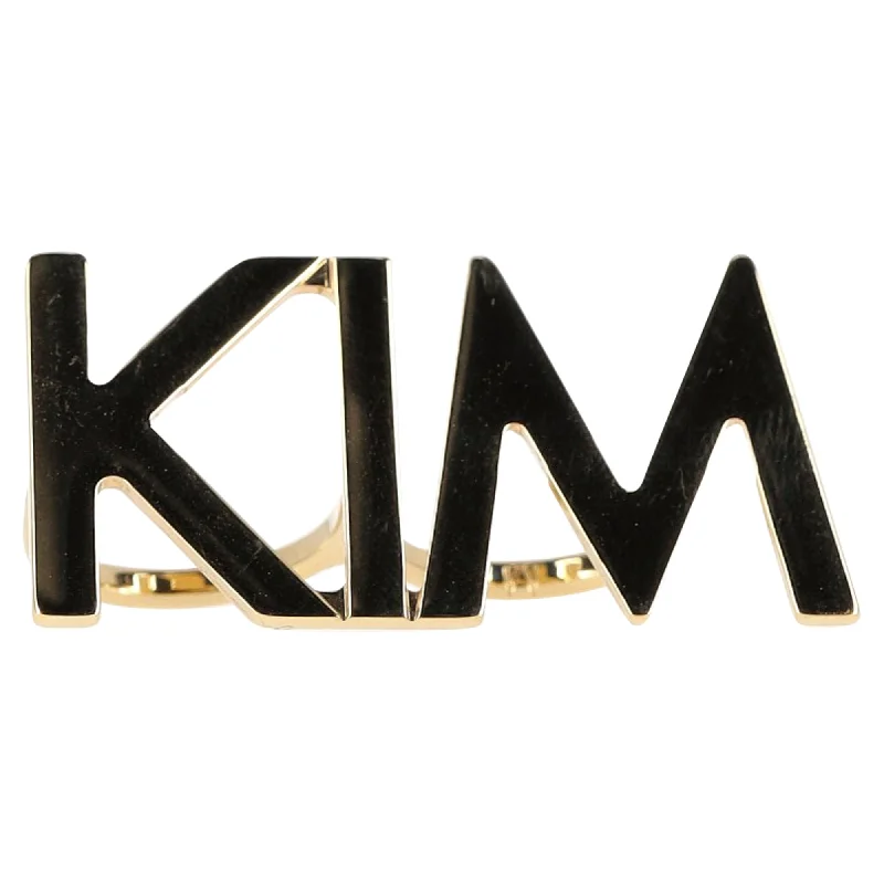 women antique-style engagement rings -Dolce & Gabbana x Kim Ring in Gold Metal