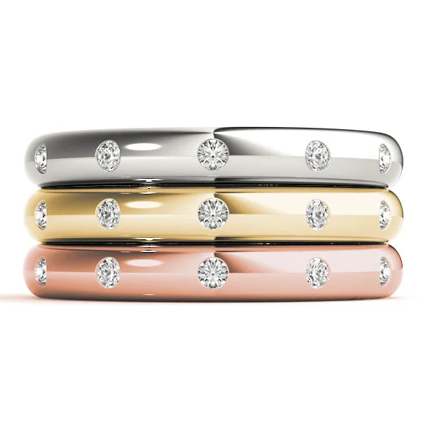 women vintage diamond rings -Diamond Stackable Rings (1/10 ctw each)