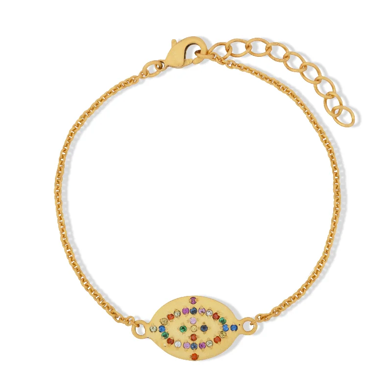 women gold bangles set -Demi Bracelet Multicolour