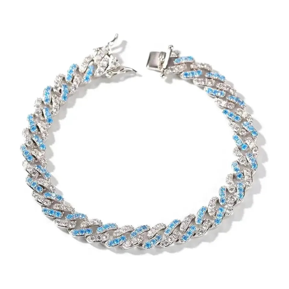 women large bangles -Brave Spirit Chain Bracelet - Blue