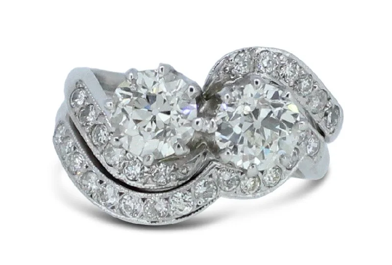 women romantic rings -Handmade Wedding Rings Shaped to Fit Your Engagement Ring - From £650