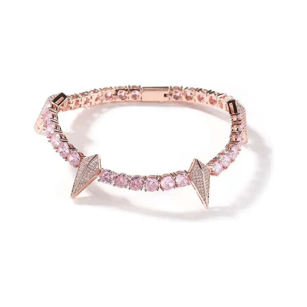 women smooth bangles -Grit and Grace Bracelet - Pink