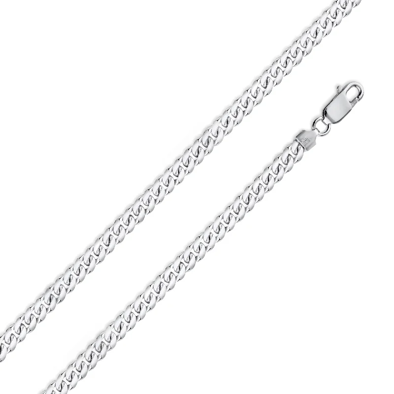 women stacking bracelets -Miami Cuban 160 5.5mm Chain or Bracelet - CH652