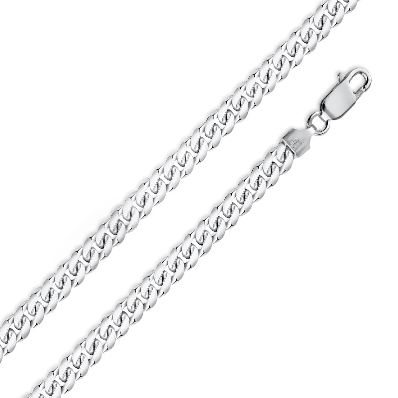 women classic bangles -Light Weight Miami Cuban Diamond Cut 250 9.4mm Chain or Bracelet - CH690