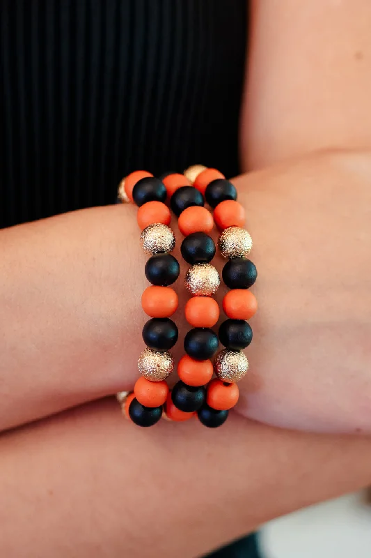 women colorful bracelets -Fall Festivities Bracelet Set