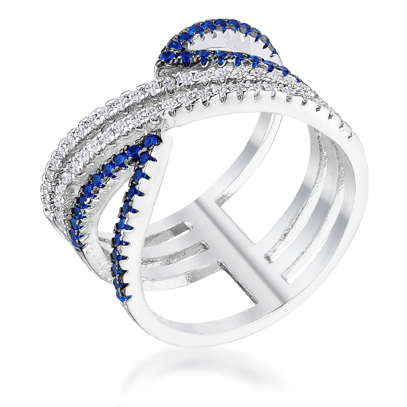 women art deco rings -R08583T-C30