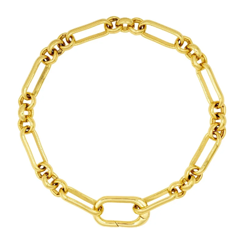 women adjustable bracelets -Gold Piaf Chain Bracelet