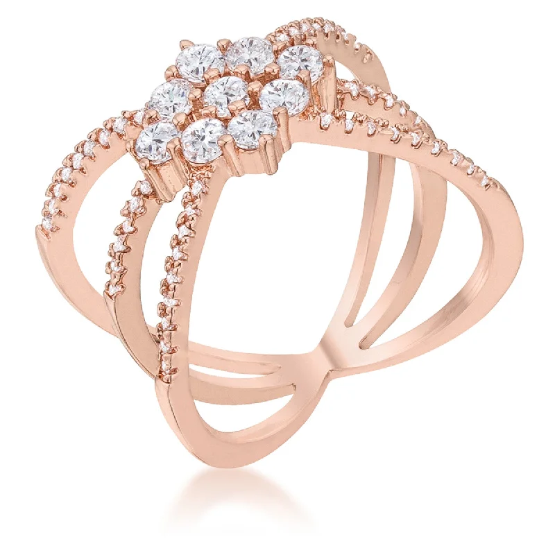 women classic rings -R08463A-C01