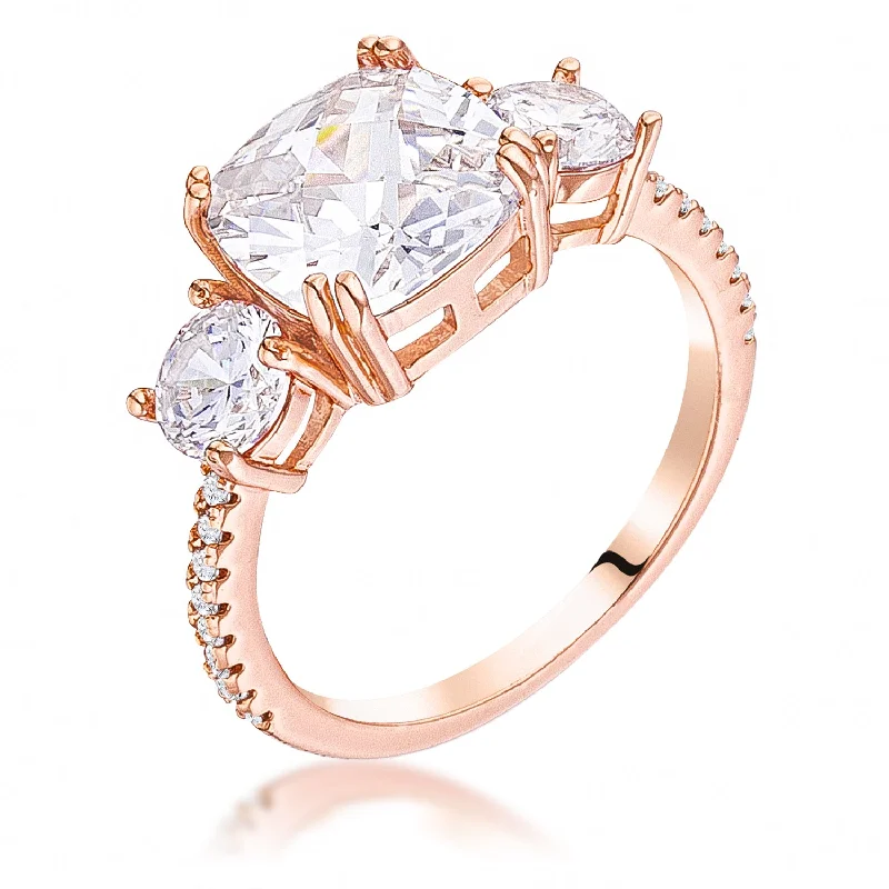 women cubic zirconia rings -R08709A-C01